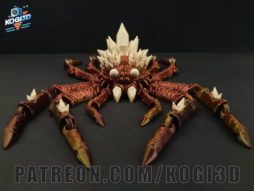 Nhện Pha Lê Khớp Nối (Flexi Crystal Spider) - Image 7