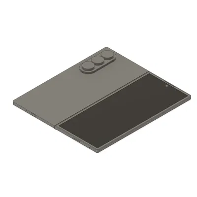 Mô Hình 3D Samsung Galaxy Fold 7 (step, f3d, 3mf, stl)