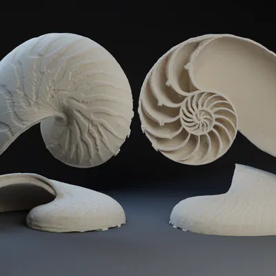 Mô Hình Vỏ Ốc Nautilus