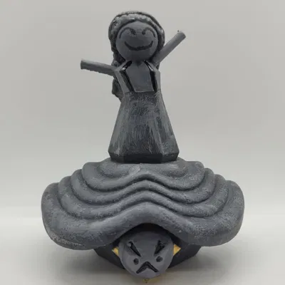 Tượng Đá Khắc Francois & Clea - Clair Obscur: Expedition 33 - Dùng cho FDM & MSLA