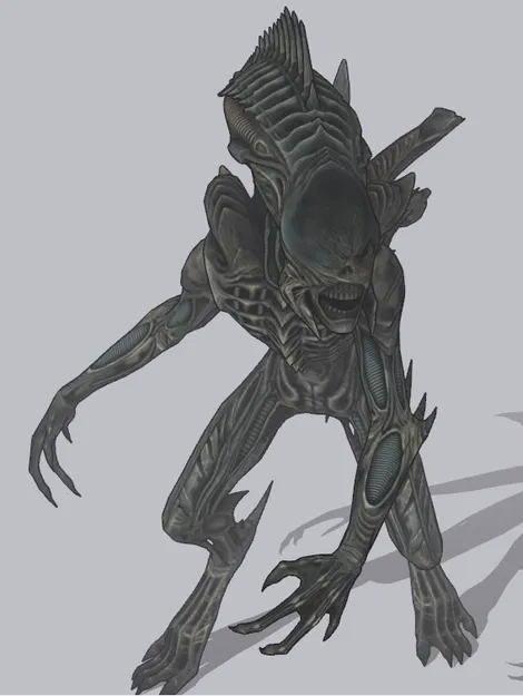 Mô Hình Nữ Hoàng Xenomorph Alien 3D - Image 1