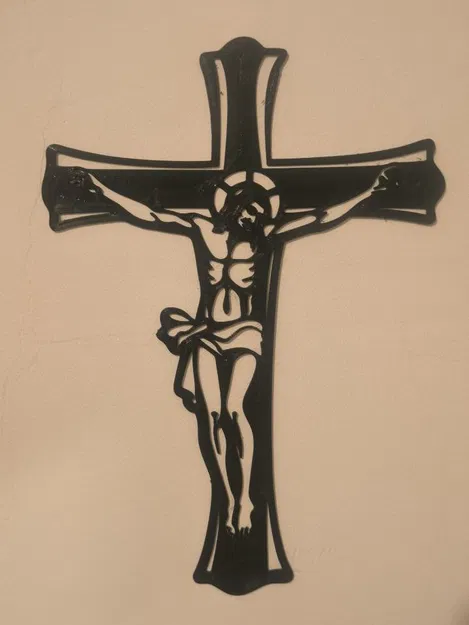 Tranh Treo Tường Hình Bóng Chúa Giêsu Chịu Nạn - Image 1