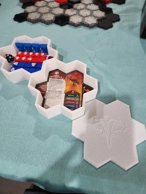 Hộp Module Heroscape Đựng Xúc Xắc, Marker và Bài - Image 1