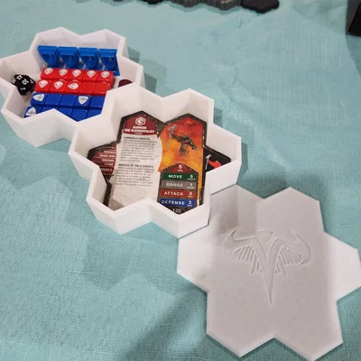 Hộp Module Heroscape Đựng Xúc Xắc, Marker và Bài