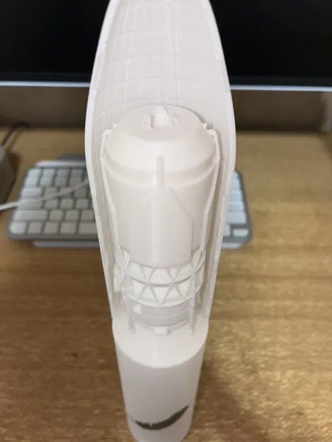 Mô Hình Tên Lửa New Glenn (Blue Origin) Tỷ Lệ 1:144 Có Chân Đáp - Image 7