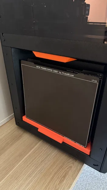 Giá đỡ khay in Prusa Core One 6 có tay cầm - Image 1