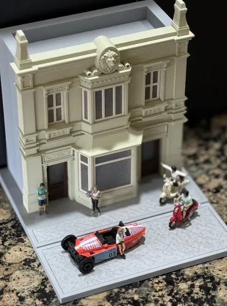 Mô Hình Cửa Hàng Tỷ Lệ 1:64 Số 1 (Diorama Khu Phố) - Image 1