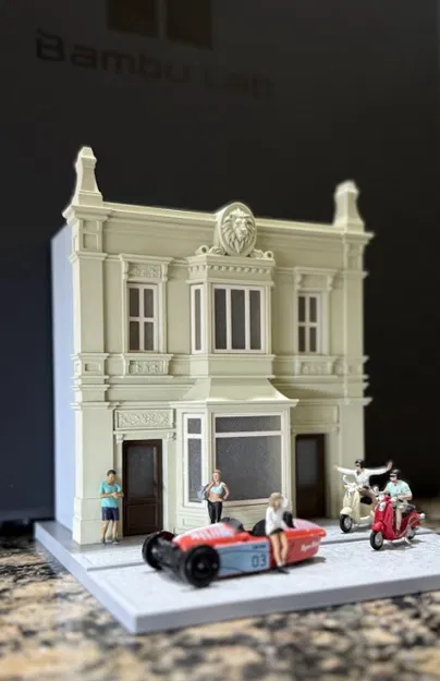 Mô Hình Cửa Hàng Tỷ Lệ 1:64 Số 1 (Diorama Khu Phố) - Image 2