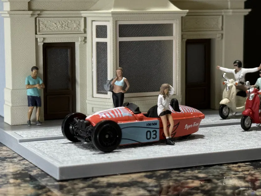 Mô Hình Cửa Hàng Tỷ Lệ 1:64 Số 1 (Diorama Khu Phố) - Image 7