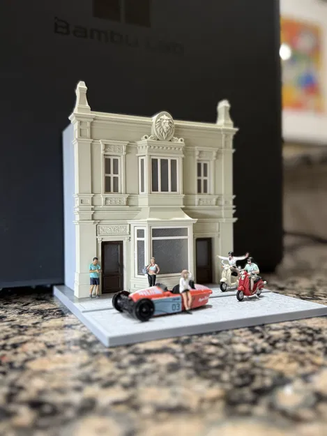 Mô Hình Cửa Hàng Tỷ Lệ 1:64 Số 1 (Diorama Khu Phố) - Image 9