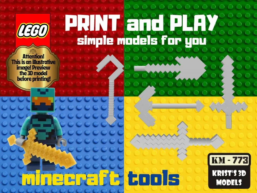 Bộ Dụng Cụ Lego Minecraft - Image 1