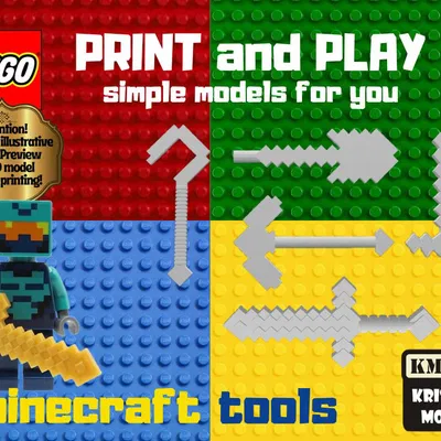 Bộ Dụng Cụ Lego Minecraft