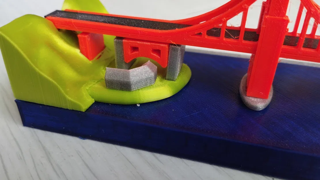 Mô Hình Thu Nhỏ Cầu Cổng Vàng - Image 5