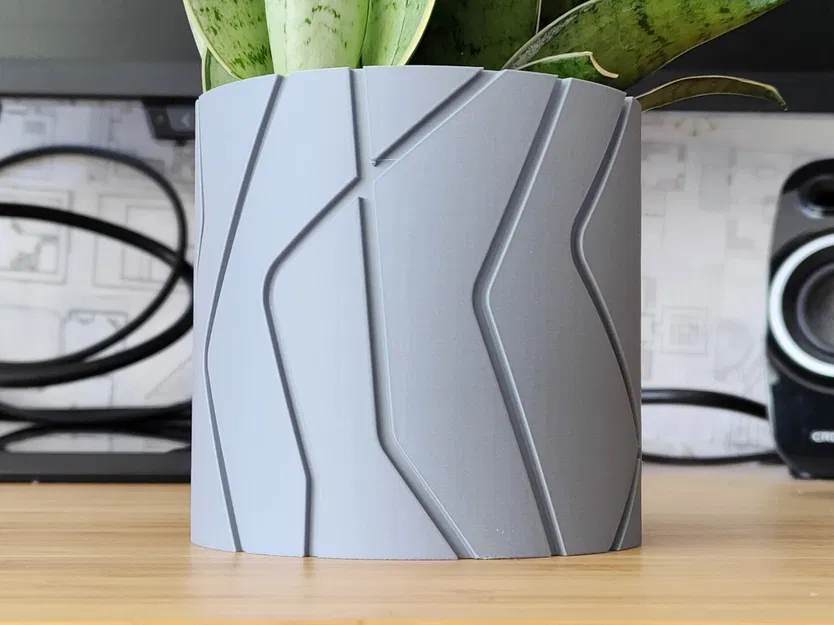 Chậu Cây Và Bình Hoa "Straw line" - Thiết Kế Vase Mode - Image 1