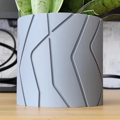 Chậu Cây Và Bình Hoa "Straw line" - Thiết Kế Vase Mode