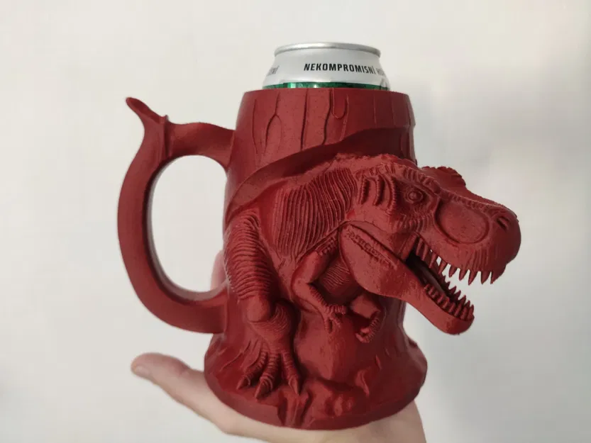 Ống Đựng Bia Hình T-Rex / Cốc Bia - Image 1