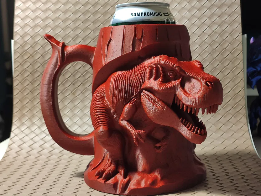 Ống Đựng Bia Hình T-Rex / Cốc Bia - Image 7