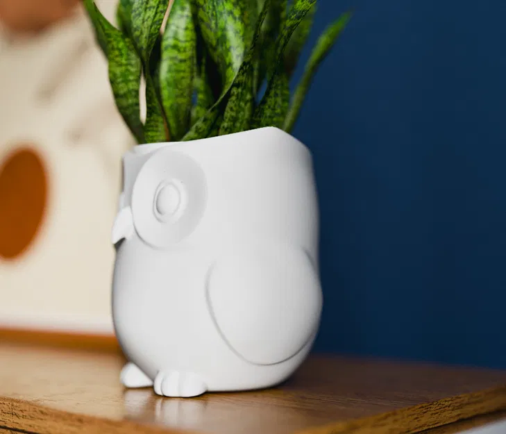 Chậu Cây Trong Nhà Hình Cú - Image 3