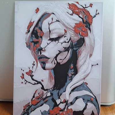 Mô hình cô gái Nhật Bản Hueforge