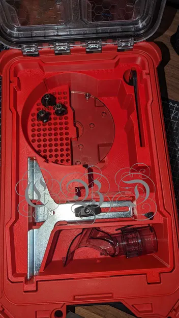 Khuôn Insert cho Máy Router Milwaukee vào Hộp Packout Compact - Image 3