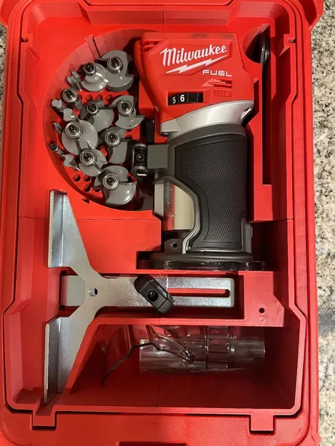Khuôn Milwaukee Packout Compact Organiser - Router Pin M18 FTR-0X 2723 - Image 1