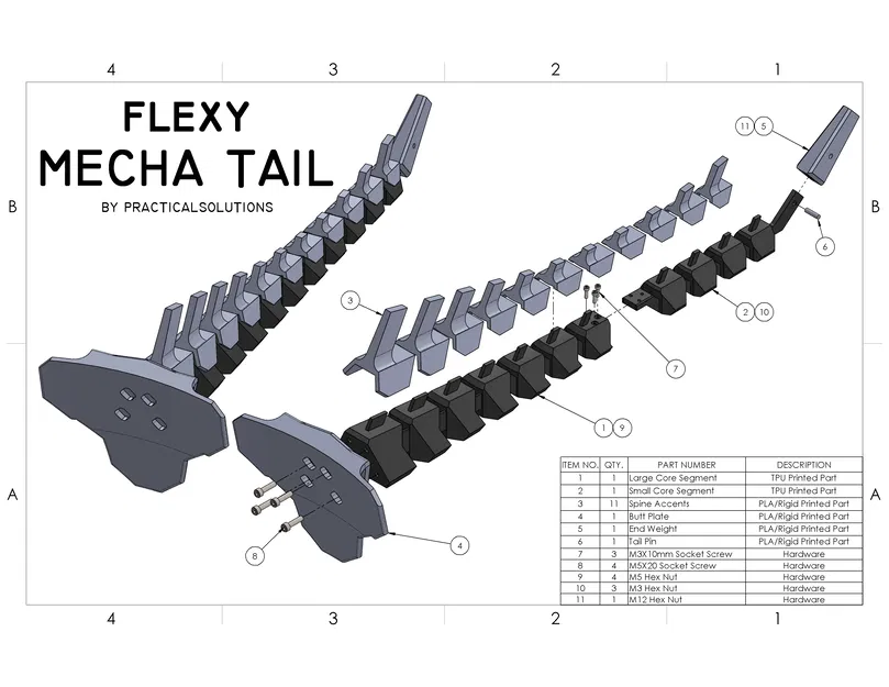 Đuôi Mecha Co Giãn - Flexy Mecha Tail - Image 1