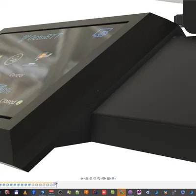 Giá đỡ màn hình TFT 5 inch cho Artillery Sidewinder X1 (Dùng với Raspberry Klipper/Octoprint)