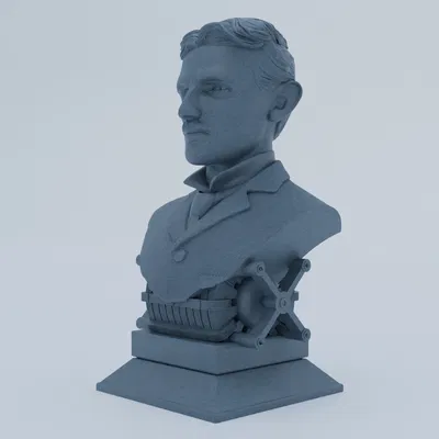 Tượng Nikola Tesla Nhà Phát Minh Động Cơ AC