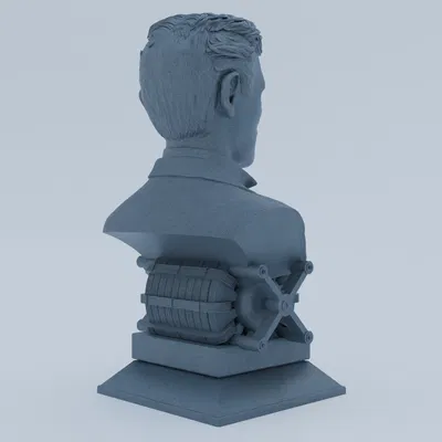 Tượng Nikola Tesla Nhà Phát Minh Động Cơ AC