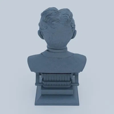 Tượng Nikola Tesla Nhà Phát Minh Động Cơ AC