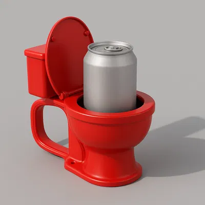 Giá Để Lon Hình Bồn Cầu