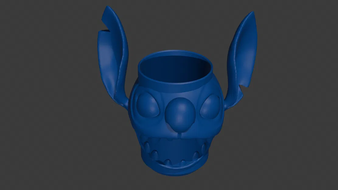 Chân Đế Ly Nước Hình Stitch - Image 2