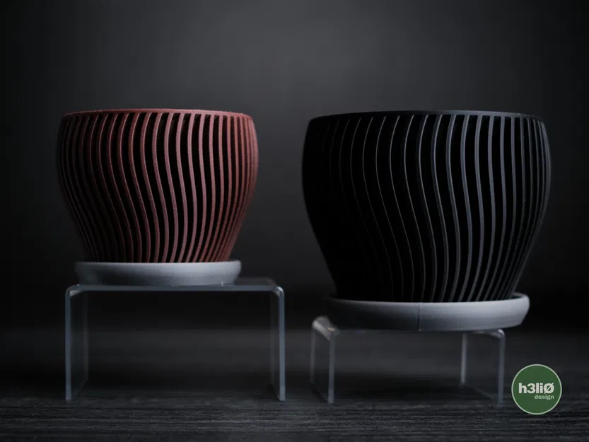 Chậu cây "oblique · planter" - Thiết kế tối giản, hiện đại - Image 2