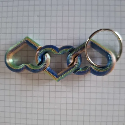 Móc khóa hình trái tim