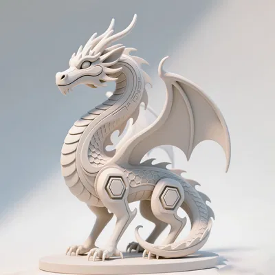 Drachen Hexa Skulptur