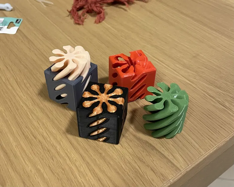 Mô Hình Khối Lập Phương Xoắn Ốc Vortex Vui Chơi - Image 1