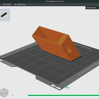 Hộp hứng chất thải cho Bambu Lab H2D – Hệ thống kín