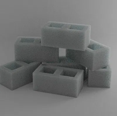 Gạch Tường Xi Măng Thu Nhỏ