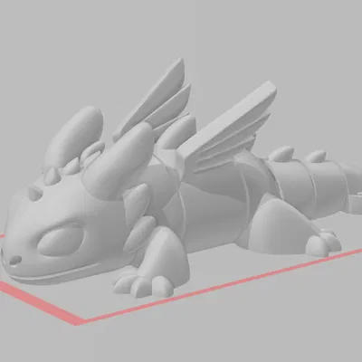 Mô Hình Rồng Nightfury Toothless 3D Cử Động Được