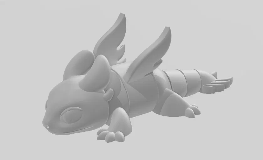 Mô Hình 3D Rồng Ánh Sáng Lightfury (How to Train Your Dragon) - Image 1