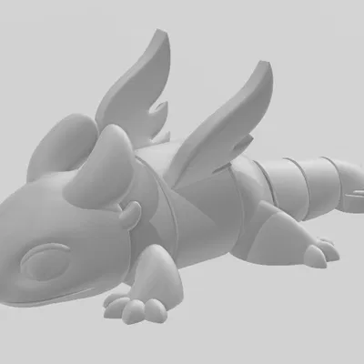 Mô Hình 3D Rồng Ánh Sáng Lightfury (How to Train Your Dragon)