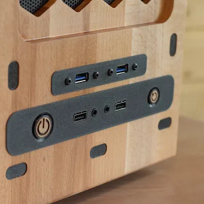 Vỏ PC ATX Mid-Tower TimberCube Rhino | File in + CNC