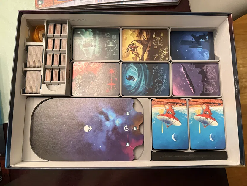 Organizer SETI board game kèm khay người chơi và loài - Image 2