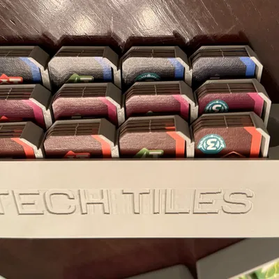 Organizer SETI board game kèm khay người chơi và loài