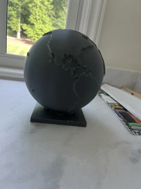 Mô Hình Địa Cầu Với Các Lục Địa Nổi - Image 4