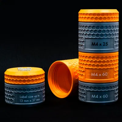 Hộp Đựng Tổ Ong Moduler Có Chỗ Dán Nhãn