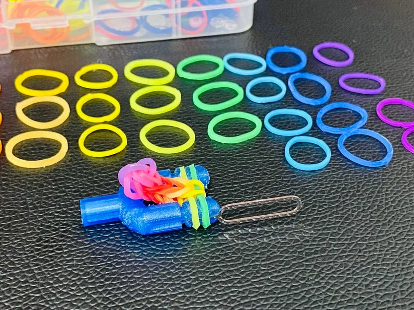 Dụng cụ đan len 3D cho vòng tay dây thun - Image 2