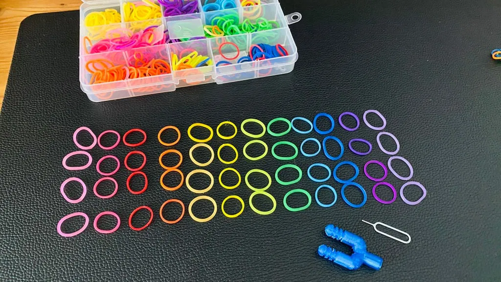 Dụng cụ đan len 3D cho vòng tay dây thun - Image 4