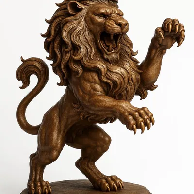 Tượng Sư Tử Đang Tung Hoành