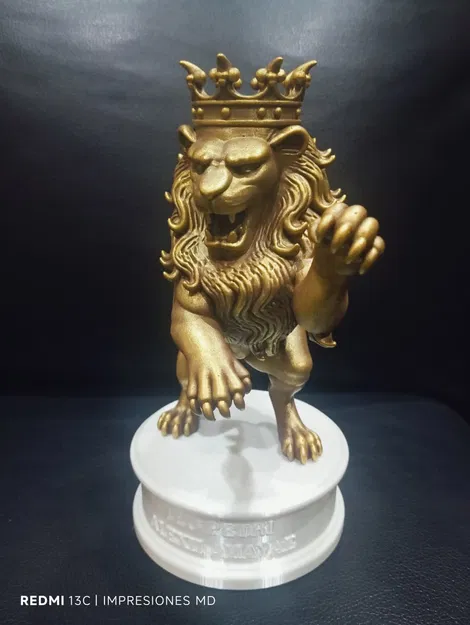 Tượng Sư Tử Đang Tung Hoành - Image 4